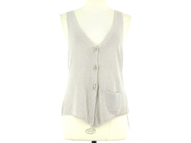 Zadig & Voltaire Vest Grey Cotton  ref.80859