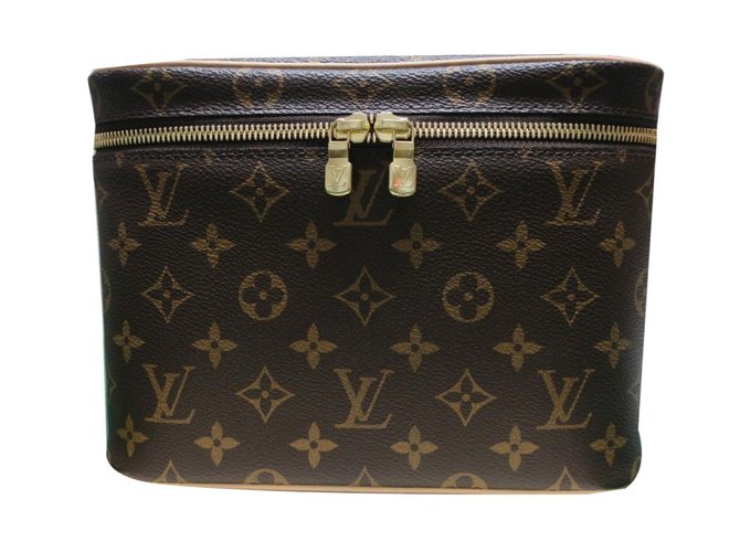 Louis Vuitton Travel bag Brown Cloth  ref.81138