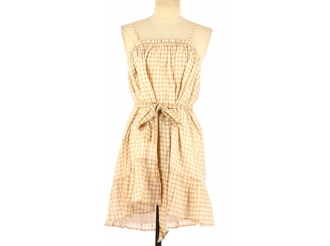 Bel Air Dress Beige Cotton  ref.81332