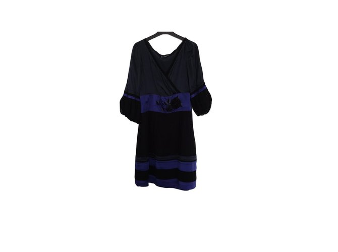 Moschino Dress Black Silk  ref.71991