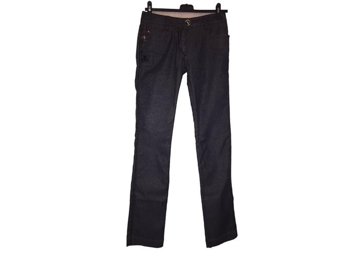 Autre Marque Pantalons Coton Noir  ref.80667