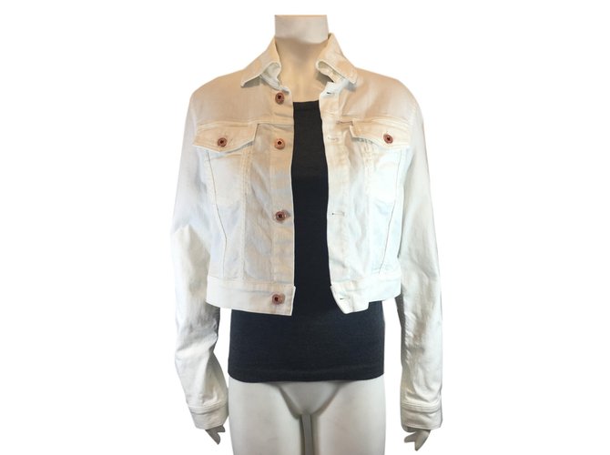 off white short jacket