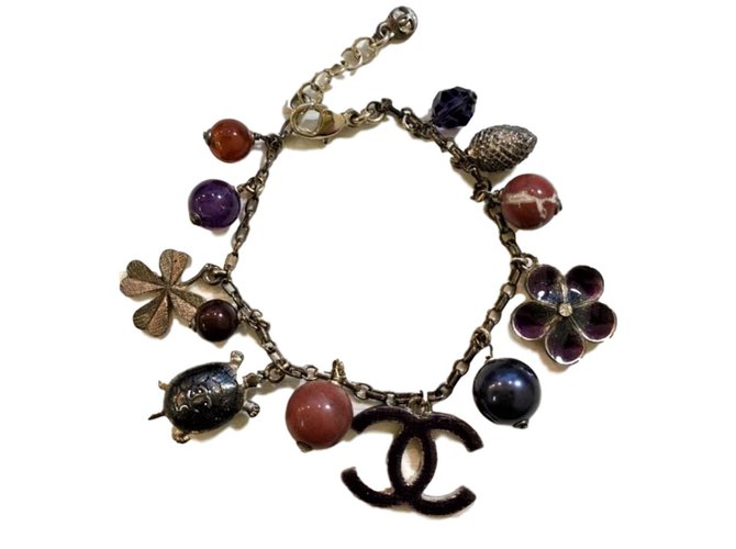 Chanel 'Lucky' charm bracelet Metallic Metal  ref.81150