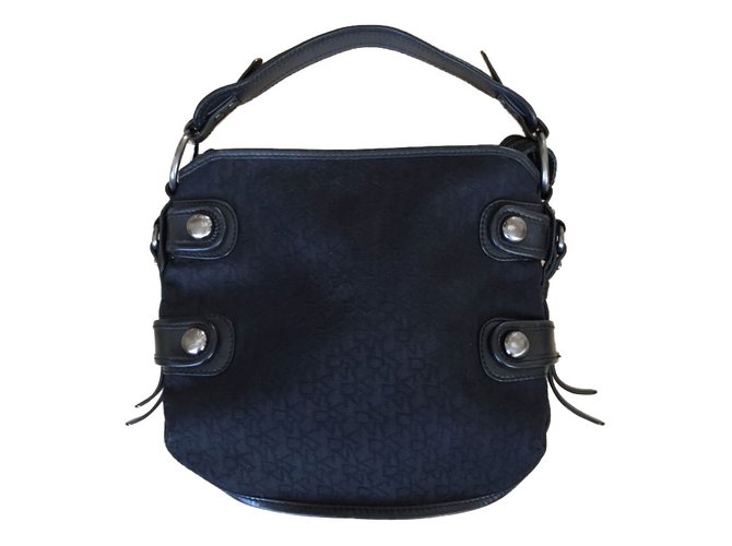 Dkny Handbags Black Leather  ref.81442