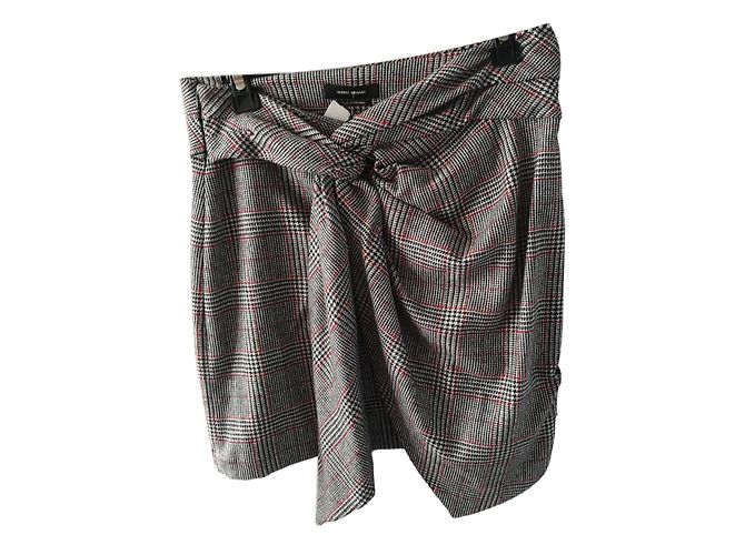 Isabel Marant Rock aus Wolle Prince de Galles