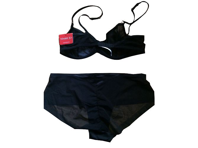 Autre Marque Ensemble Marie Jo Top 90B Nero Poliammide