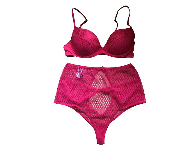 Andres Sarda Lingerie Set Rot Polyamid