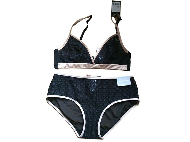 Autre Marque Marie Jo Lingerie Set Schwarz Polyamid