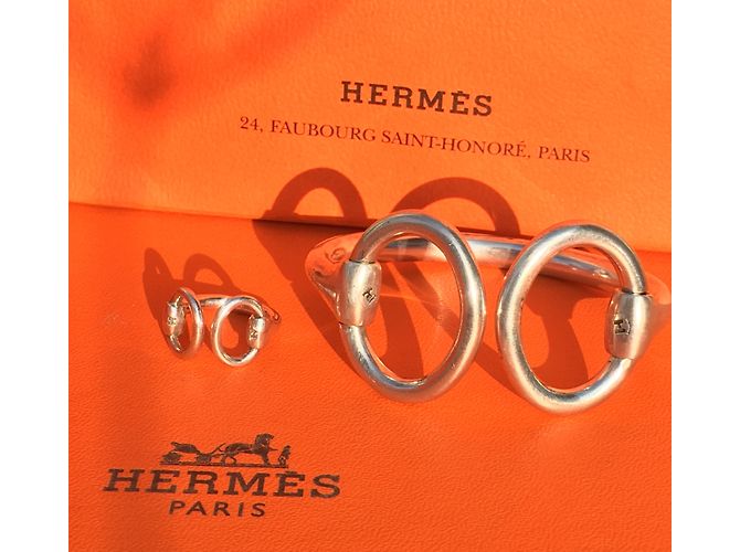 Hermès Set di gioielli Argento Argento
