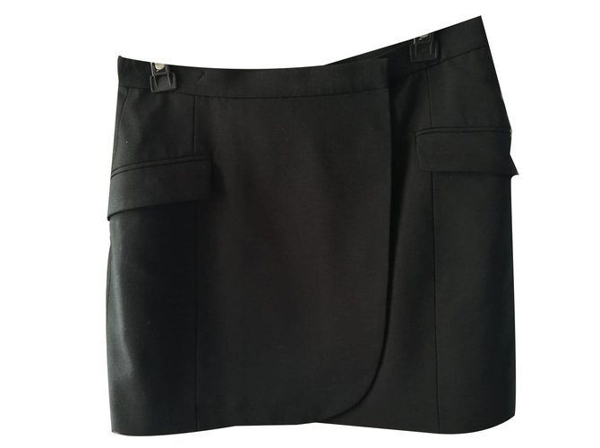 Autre Marque Skirts Black Wool  ref.81724