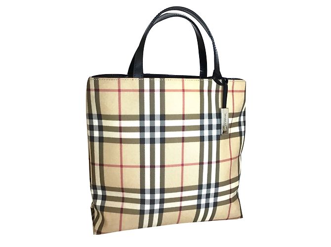 Burberry Taschen Mehrfarben Leinwand