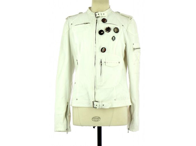 Gaetano Navarra Weste / Blazer Weiß