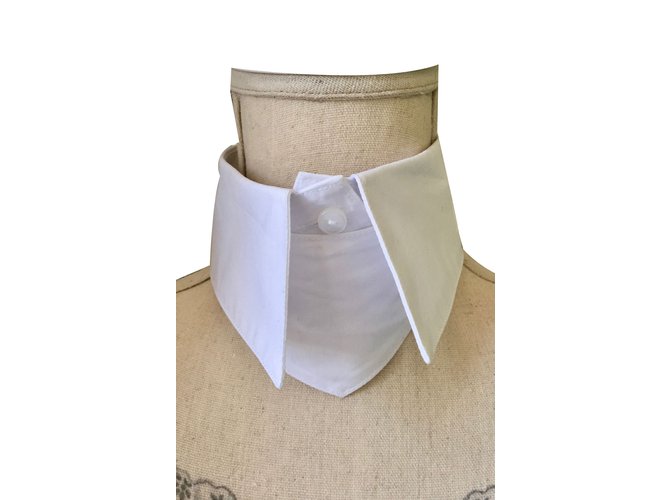 Karl Lagerfeld Cravatte Bianco Cotone  ref.82072