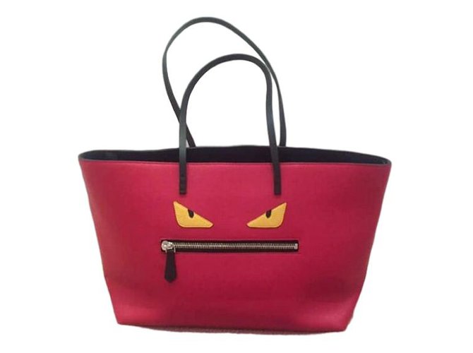 Fendi Roller bag Red Leather  ref.82130