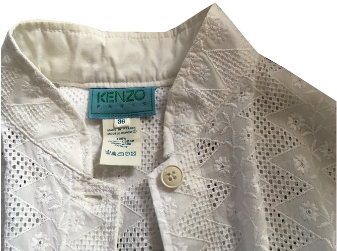 Kenzo Tunics White Cotton  ref.82168