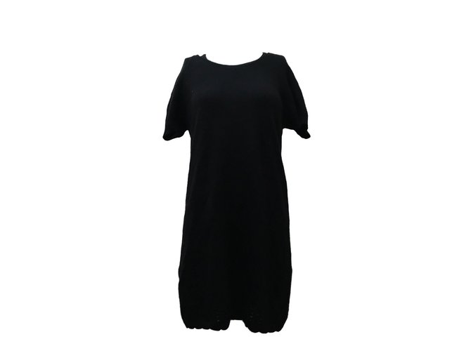 Autre Marque Dresses Black Cashmere  ref.82177