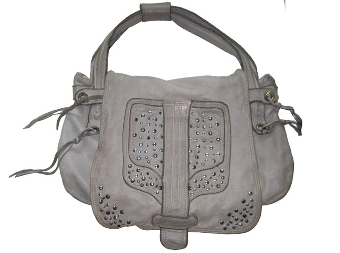Zadig & Voltaire Handbags Grey Leather  ref.82189