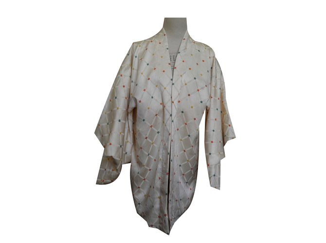 Autre Marque Kimono Écru  ref.82361