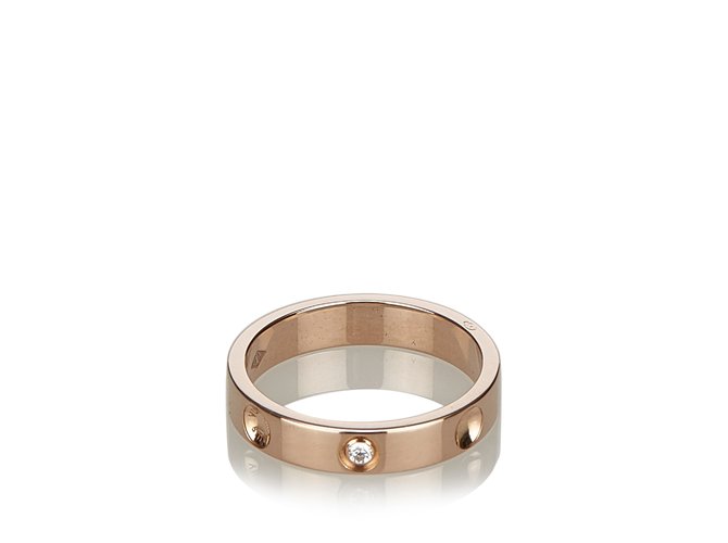 Louis Vuitton Ring Golden Metal Gold  ref.82456