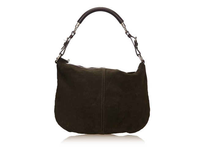 prada suede shoulder bag