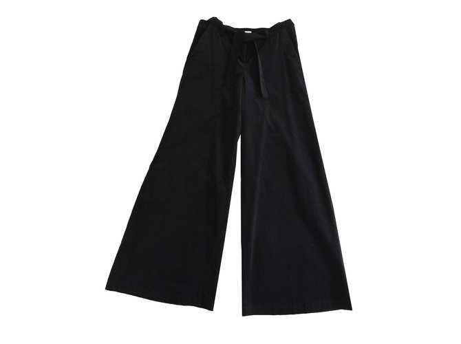 Dimension Pantalons Coton Noir  ref.82484