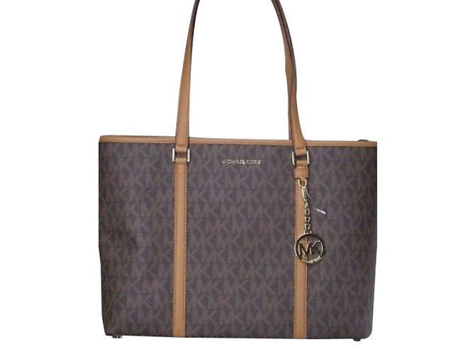 Michael Kors Totes Brown Leather  ref.82496