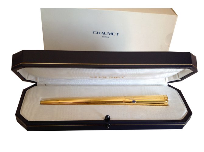Chaumet Pen Golden Gold-plated  ref.82604