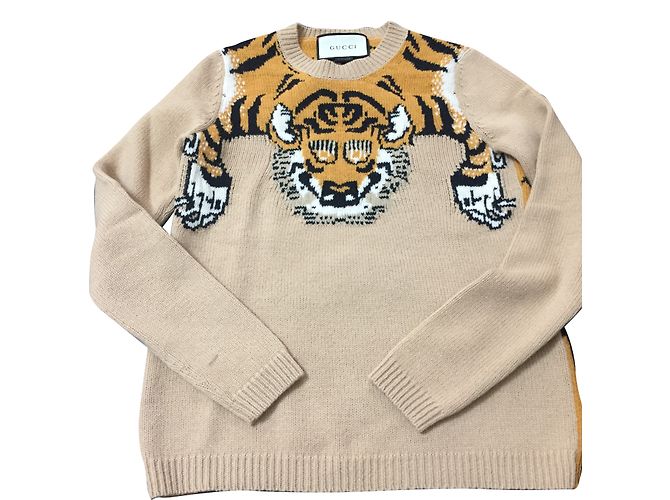 Gucci Wollpullover Beige XS