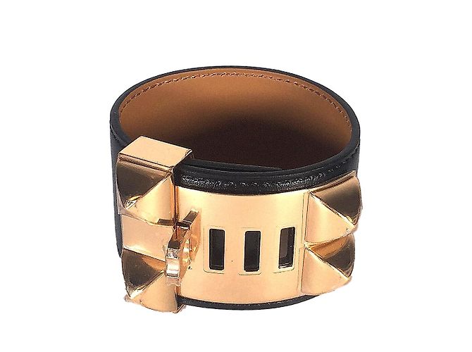 Hermès Collier de chien Black