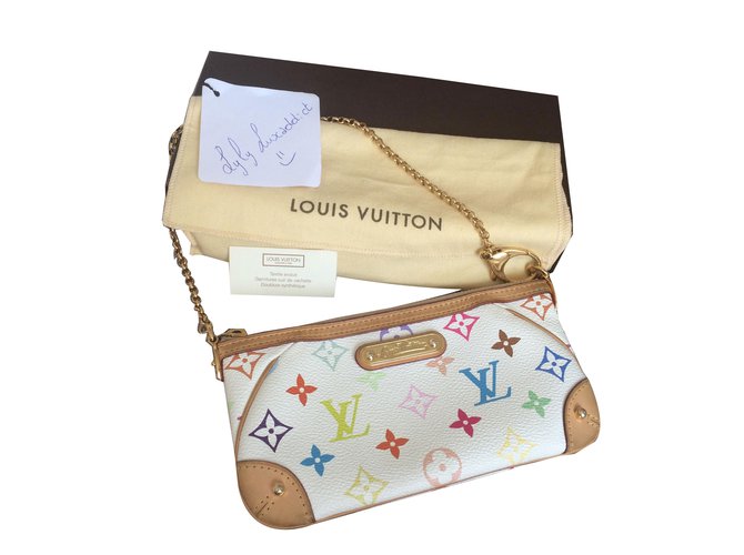 Louis Vuitton Bolsas Multicor Couro Lona  ref.82719