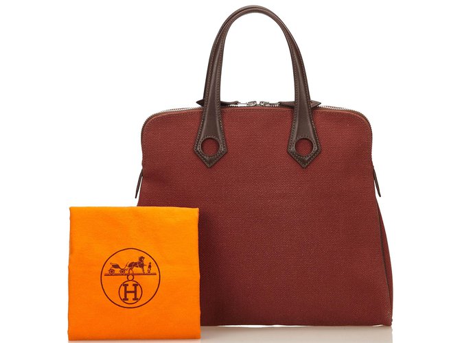 Hermès Heeboo PM Brown Leather Cloth  ref.83053