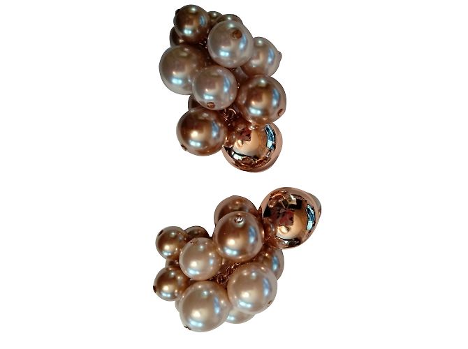 Orecchini a sfera placcati in oro Oscar de la Renta D'oro