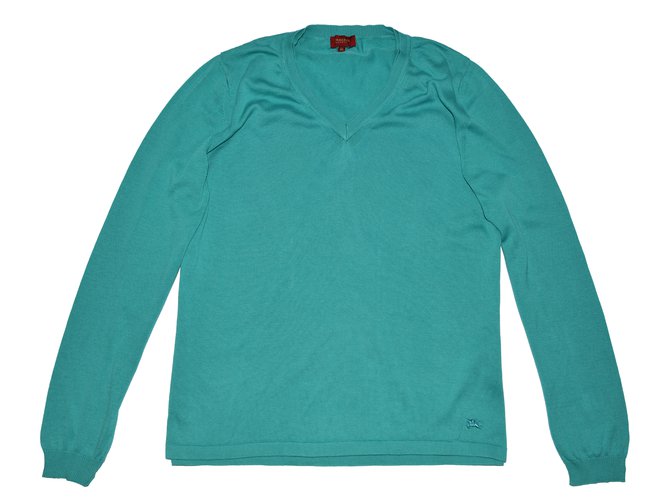 Burberry Knitwear Green Cotton  ref.83152