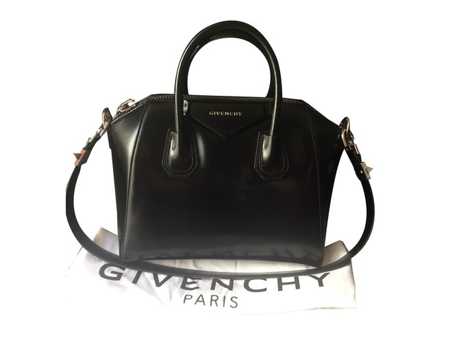 Givenchy Antigona Schwarz Leder  ref.83156