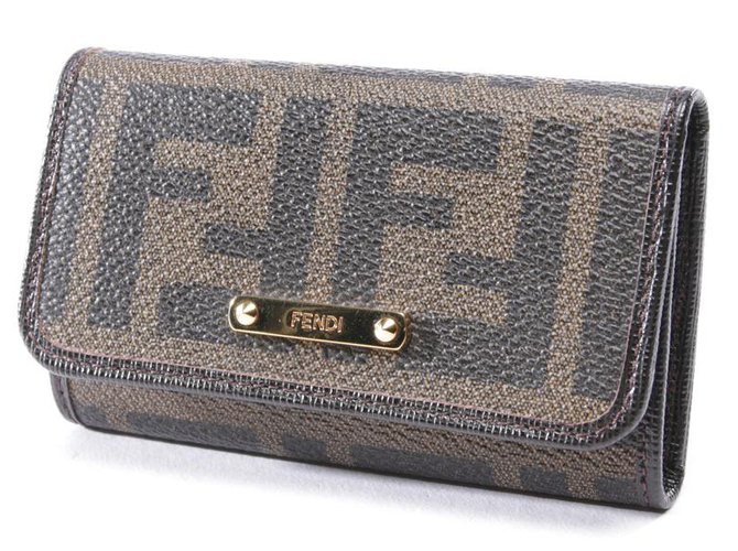 Fendi Purses, wallets, cases Brown Leather  ref.83184