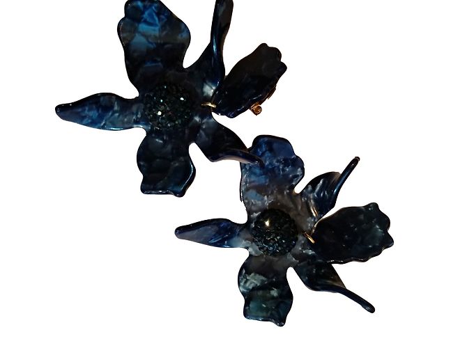 Lele Sadoughi Lilly Flower Azul