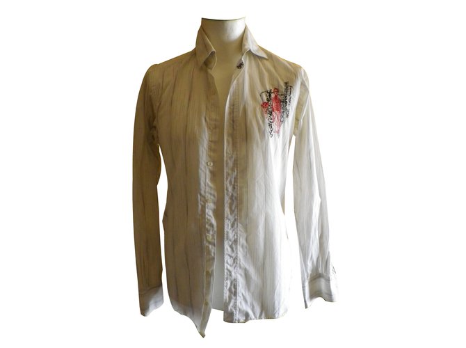 Christian Lacroix chemise Coton Blanc  ref.83230