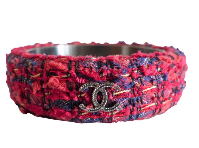 Chanel Armband Mehrfarben Tweed  ref.83231