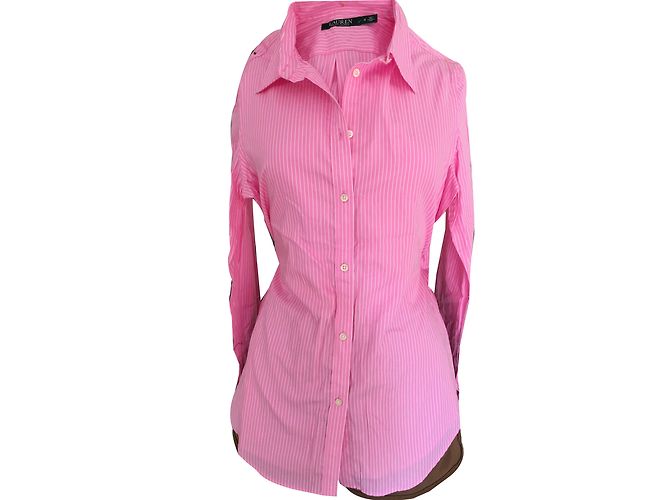 Camicia Ralph Lauren in cotone rosa
