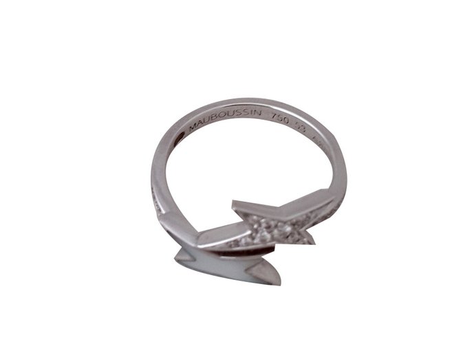 Mauboussin rings Silvery White gold  ref.83524