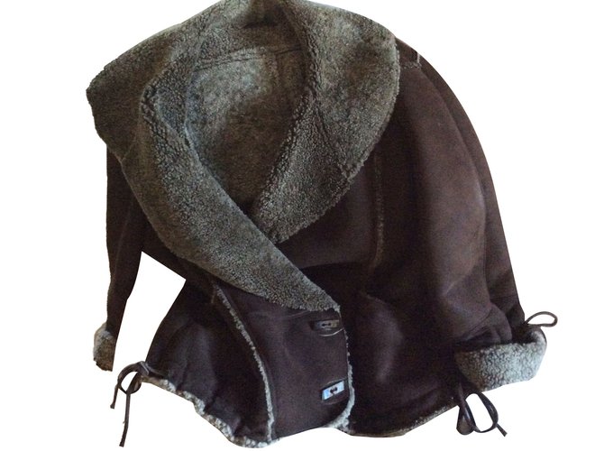 Autre Marque Marsil Jackets Chocolate Leather  ref.83536