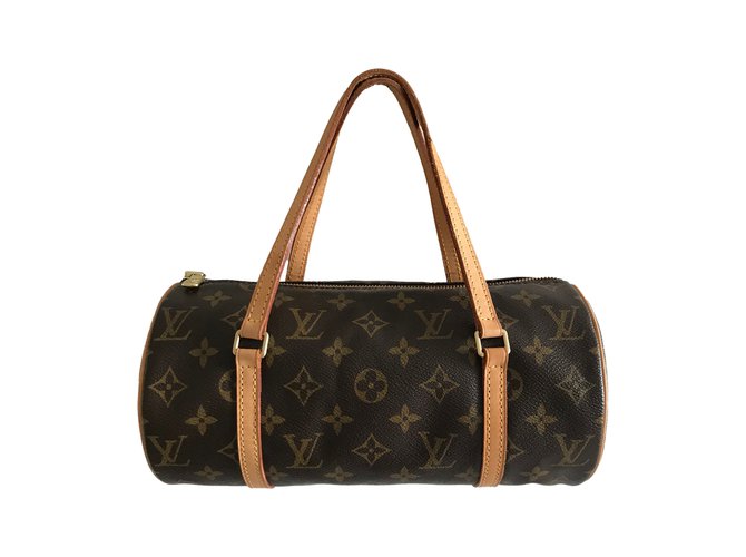 Louis Vuitton Sac Papillon 26 Marron Beige  ref.83561