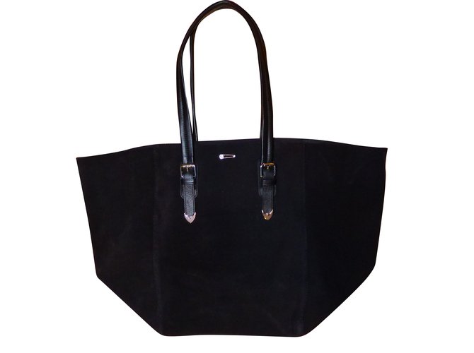 Ikks Handbags Black Leather  ref.83603