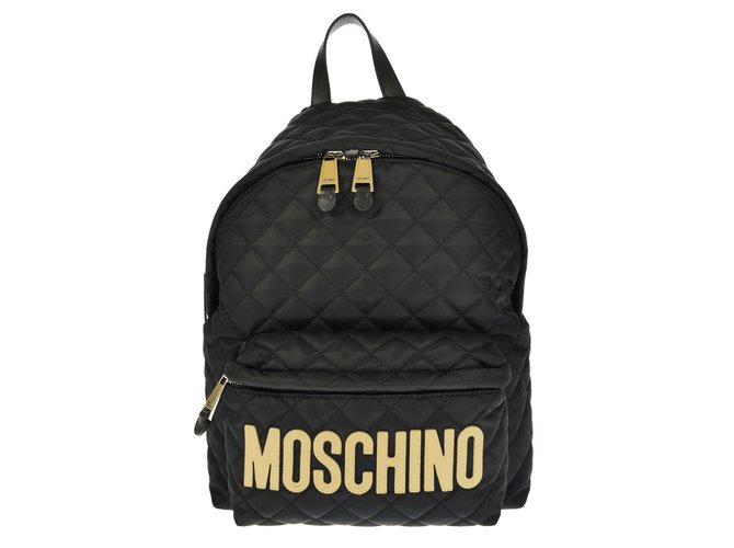 Moschino backpack new Black Nylon ref.83605 Joli Closet