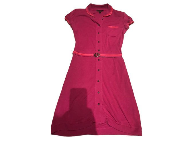 Louis Vuitton Dresses Pink Cotton  ref.83628