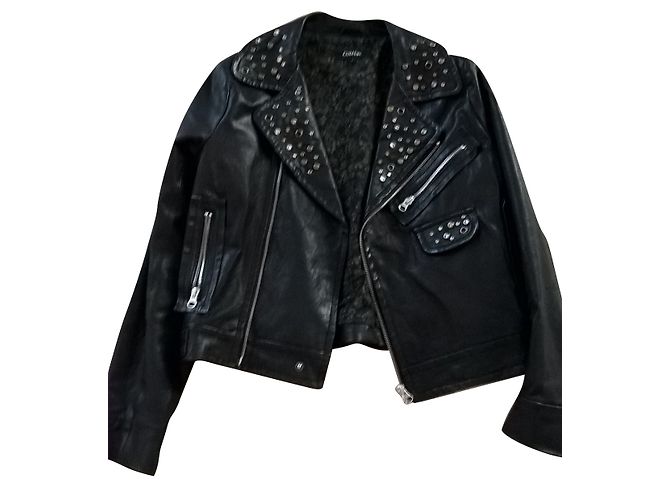 Cotélac Biker jackets Black