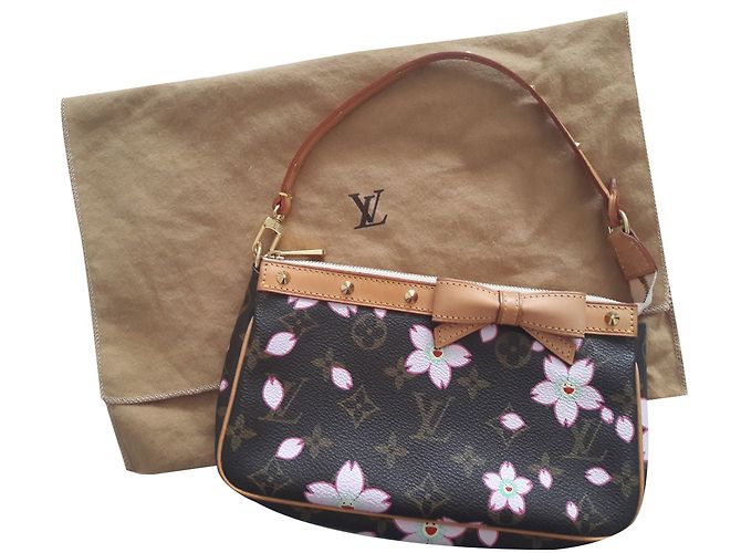 Louis Vuitton Pochette Marrone Tela