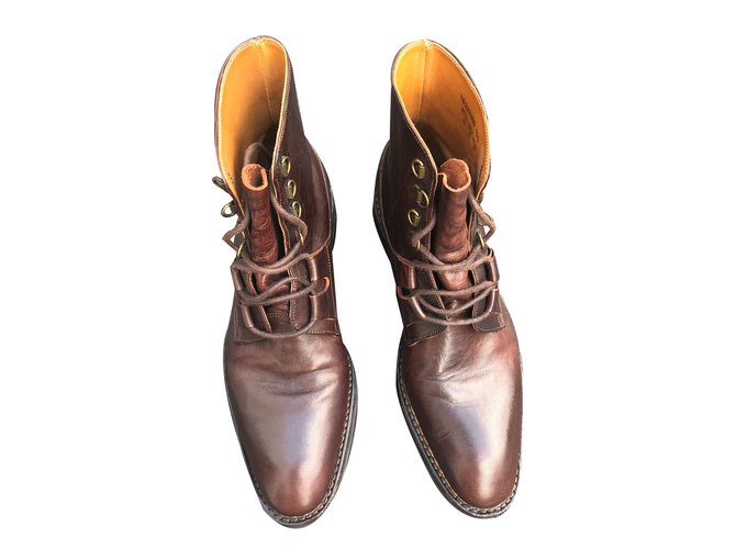 Autre Marque boots Brown Leather  ref.83716