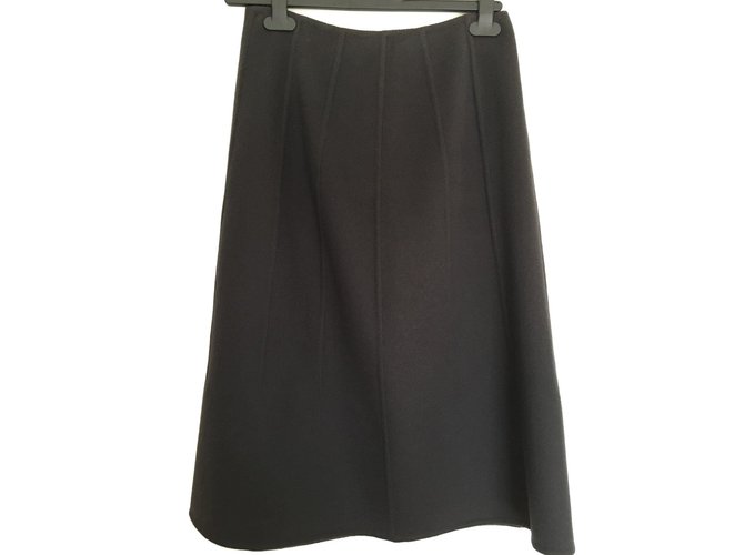 Louis Vuitton Skirts Dark grey Cashmere  ref.83773