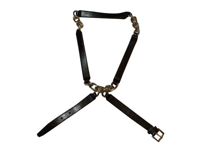 Michael Kors Belts Brown Leather Metal  ref.83839
